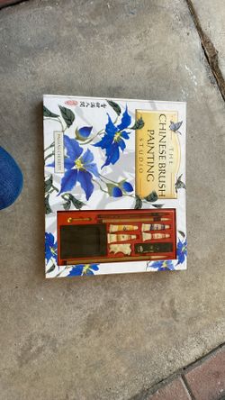 This is The Chinese Brush Painting Studio art set by Pauline Cherrett