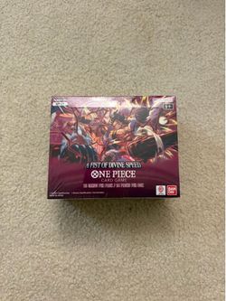 A Fist of Divine Speed Booster Box One Piece Card TCG