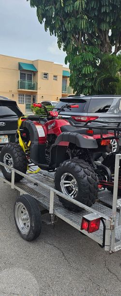 Atv 200cc automatic italika. Barely used
