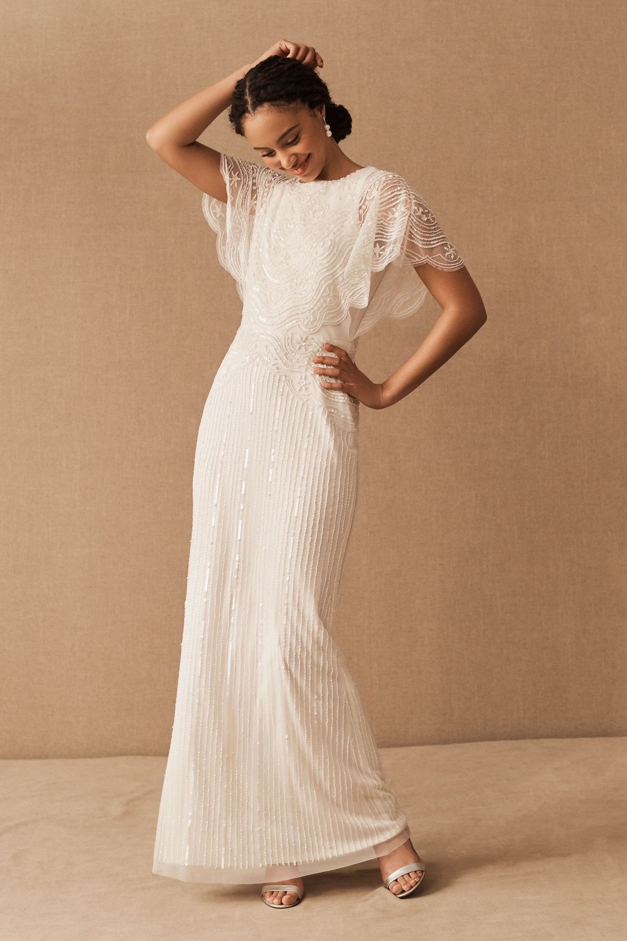 BHLDN bonheur wedding dress (plus sized)