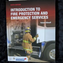 Introduction To Fire Protection And Emergency Services Sixth Edition 