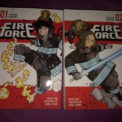 Fire force Manga Vol. 1 + 2