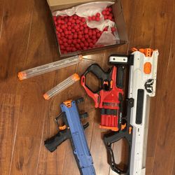 Nerf Rival Blasters w/ Extra Ammo