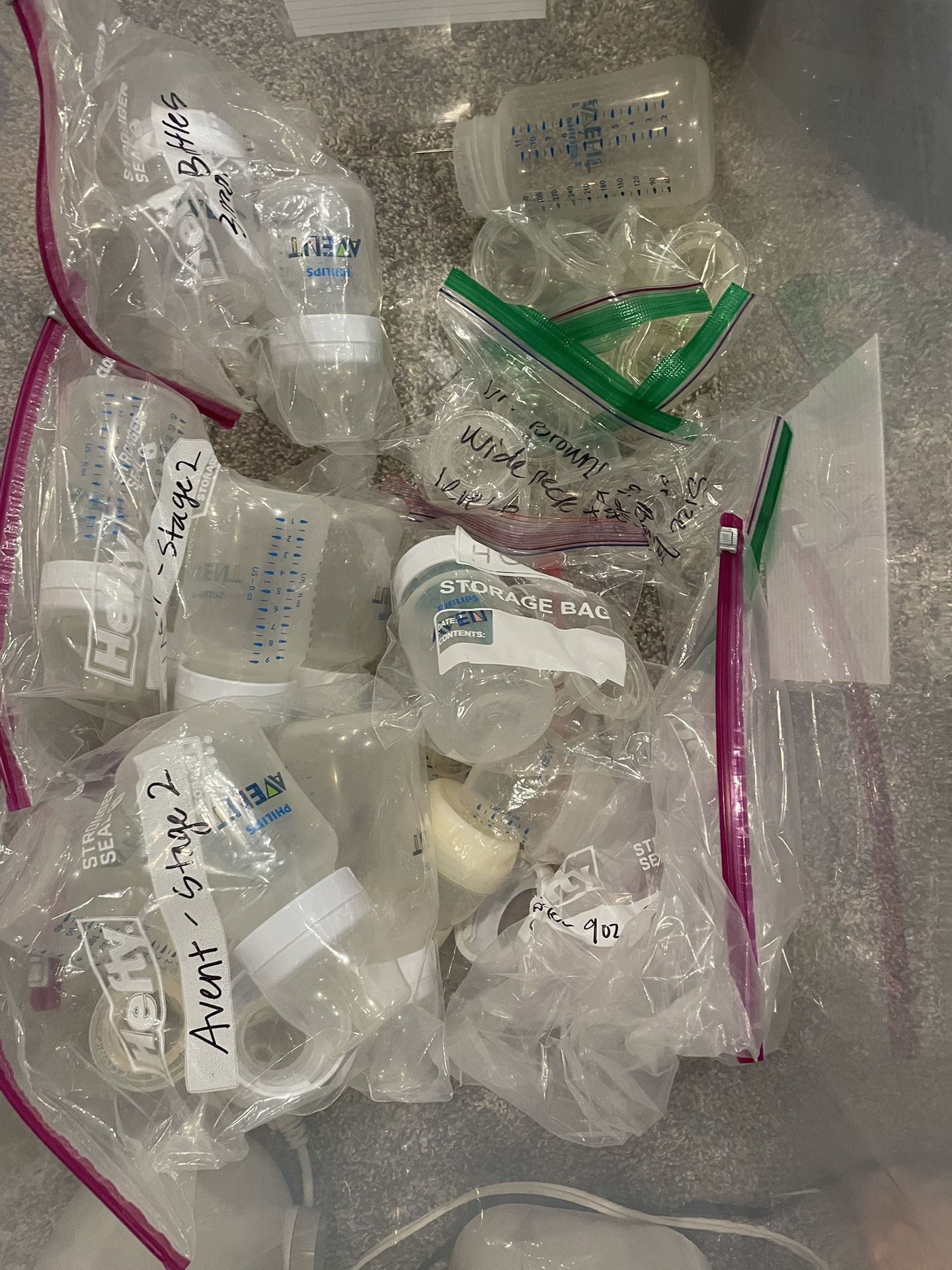 Avent Plastic Baby Bottles
