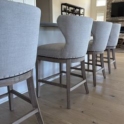 Uttermost Swivel Bar Stools (5) Set