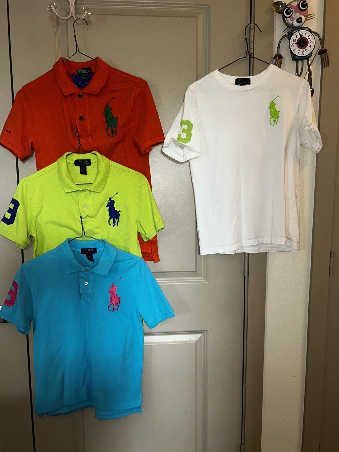 Polo Ralph Lauren Big Pony Shirts Size 10-12