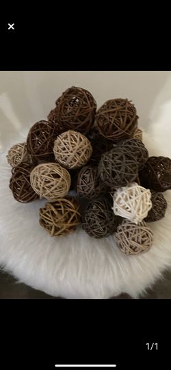 Twig decor balls- medium size
