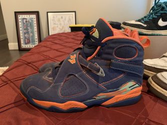 Jordan 8 pea pod size 11.5 with 2 og Jordan jackets limited release