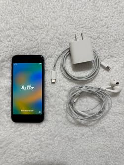 Apple iPhone 8 with Charger and EarPods