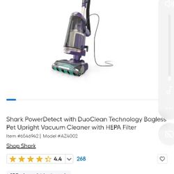 Shark Power Detect Vacuum