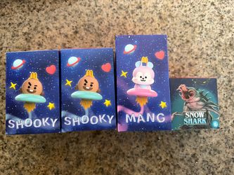 BTS & Stranger Things McDonalds happy meal toys.
