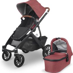 Brand New Uppababy Vista Stroller And Used Mesa Car seat