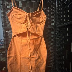 Brand New Size (Small) Orange Dress 