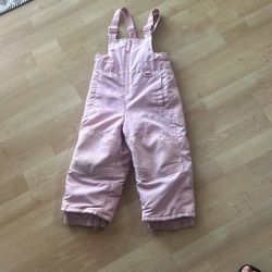Snow Bibs Baby Girl Size 2T