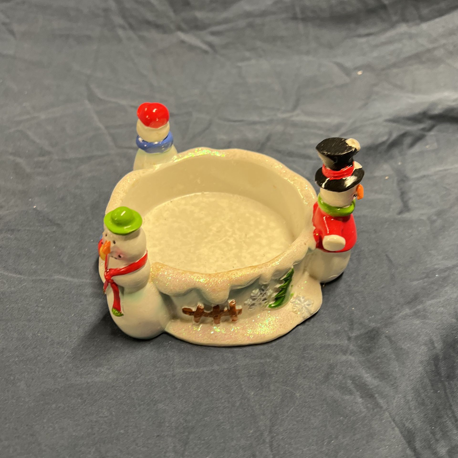Christmas Candle Holder Or A Little Dish