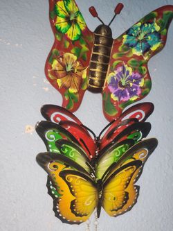 Butterfly Decorations Lot Of 4 For $20