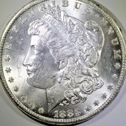 1883-CC Morgan Silver Dollar