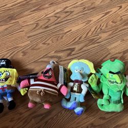 The SpongeBob Movie: Search for SquarePants Bundle of 4 Plush