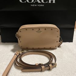 Coach Small Camera Bag with Rivet