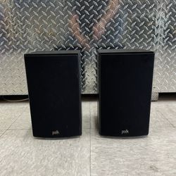 Polk Audio T15 Pair Black Bookshelf Speakers *5401