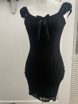 Black lace Mini dress