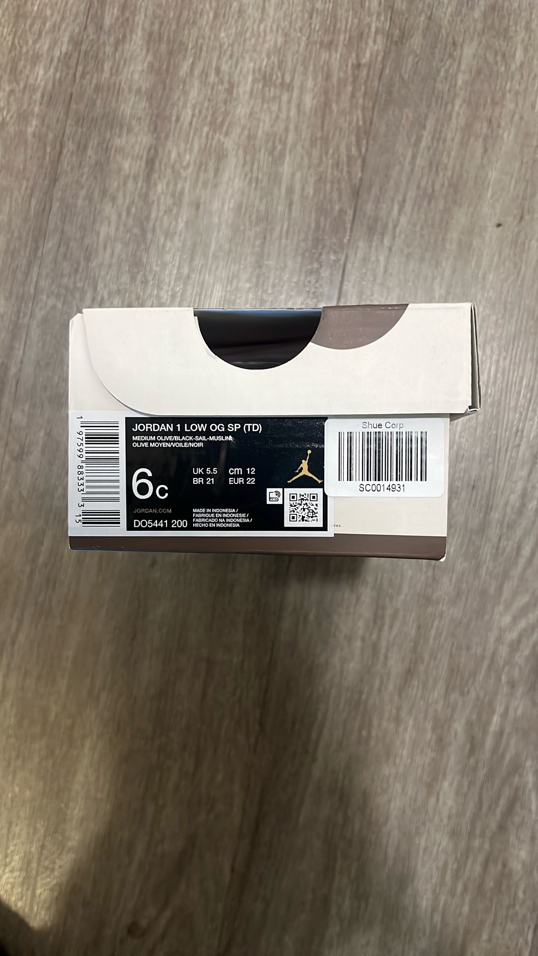 Jordan 1 OG Sp Travis Scott’s 6c