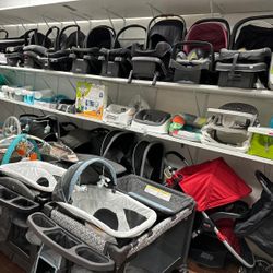 Baby Carseat, Stroller, Highchair,  Playpen,  Jumper,  Walker,  & Baby Seat