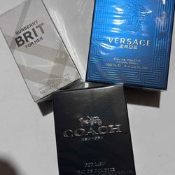 Versace, Coach & Burberry