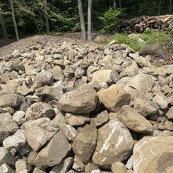 native field stone bolders rocks