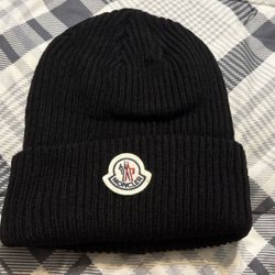 Black ribbed Beanie Unisex New With Tags 