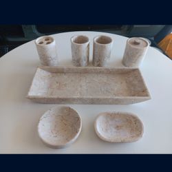 Marble Bathroom Set