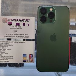 Unlocked Green iPhone 13 Pro 128gb (90 Day Same As Cash Financing Available)
