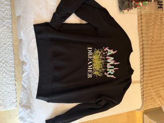 Amiri sweater large men’s black long sleeve