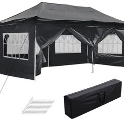 10x20 Pop Up Canopy Large Party Tent Shelter 10x20 With Sidewalls