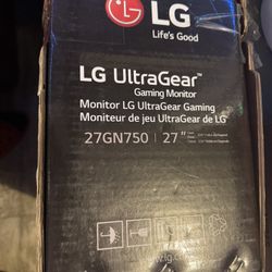 LG UltraGear Gaming Monitor NVIDIA G-Sync 27GN750 27” Screen New In The Box! 
