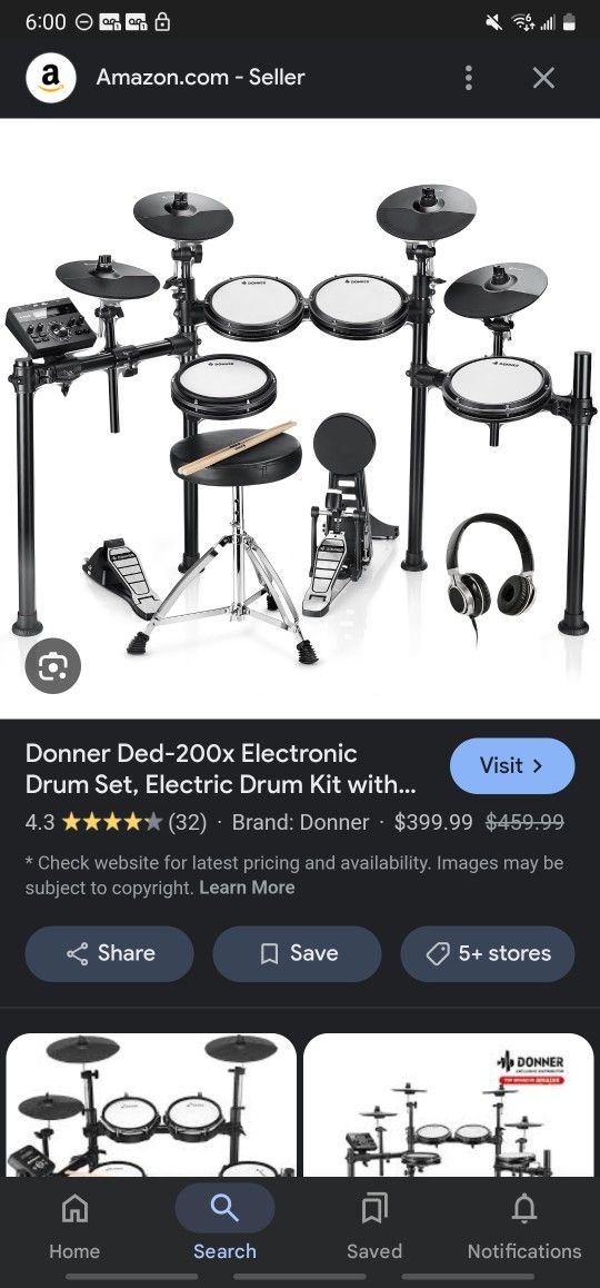 donner ded-200x drumkit