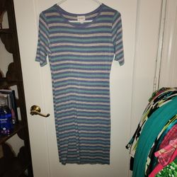 STRIPED LULA ROE DRESS SIZE S $25 OBO 
