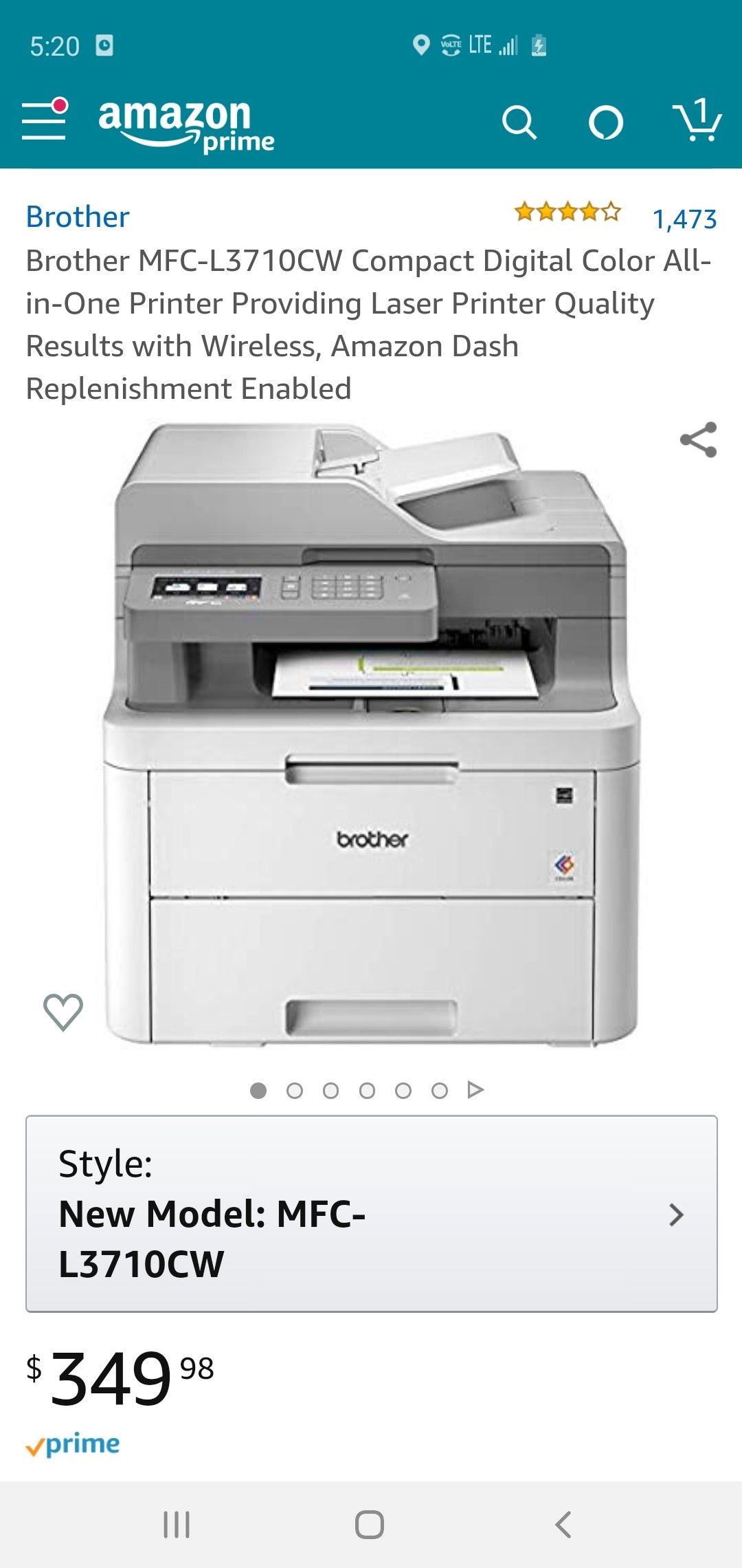 Color Printer with scanner