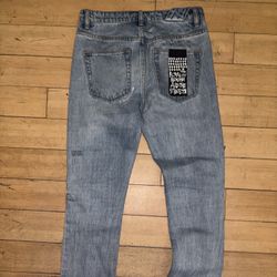 Blue Distressed Ksubi Jeans 