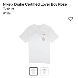 Nike X Drake Certified Love Boy Rose T-Shirt LARGE NEW