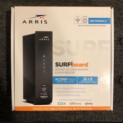 Arris Surfboard Cable Modem & Wi-Fi router