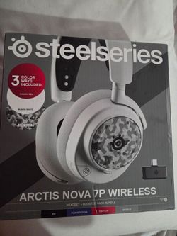 SteelSeries Arctis Nova 7P Wireless Headset Bundle