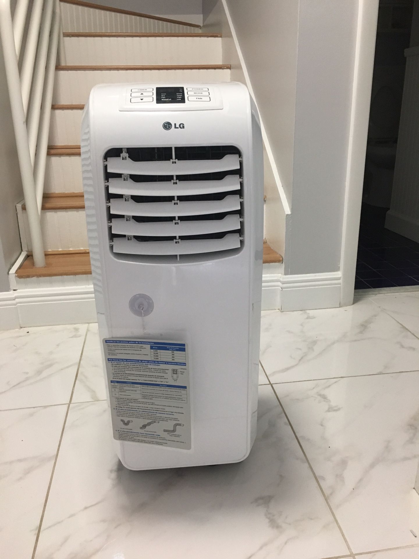 LG LP0815WNR Portable Air Conditioner - NO Hose/Remote