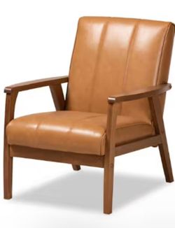 Baxton Walnut Brown Chair Lounge