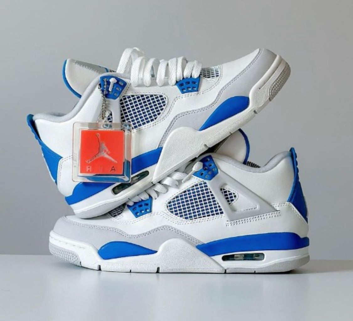Size 9.5 thru 13 - Jordan 4 Military Blue