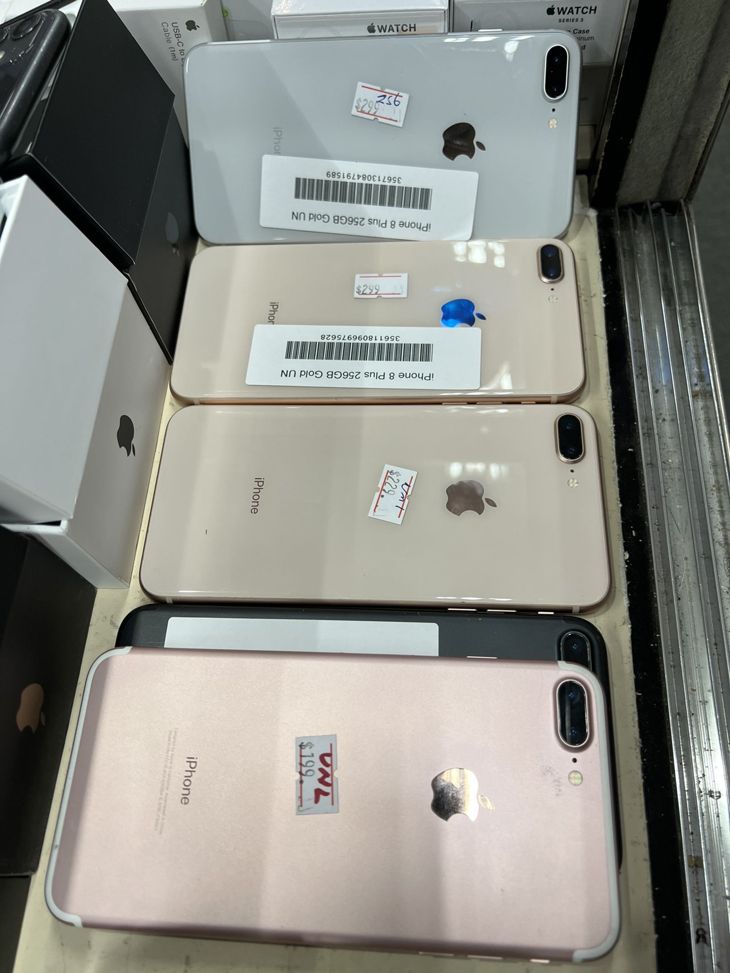 7 Plus Unlocked $189 8 Plus Unlocked $229