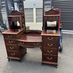 Vintage High Quality Armoire  Mahogany 