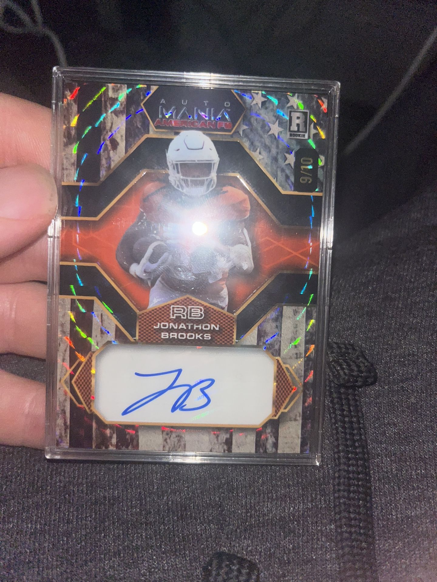 Jonathan Brooks Rookie Auto 9/10 