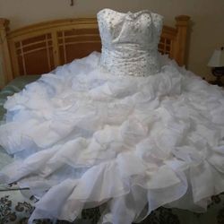 White Corset Gown