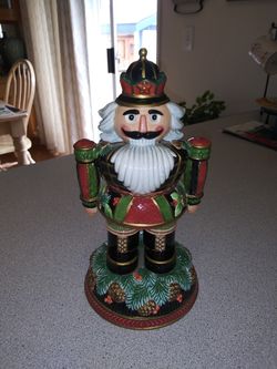 Fitz And Floyd Signature Collection Nutcracker. 12 Inches Tall.